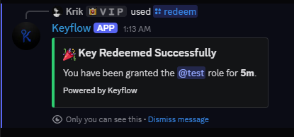 /redeem Demo